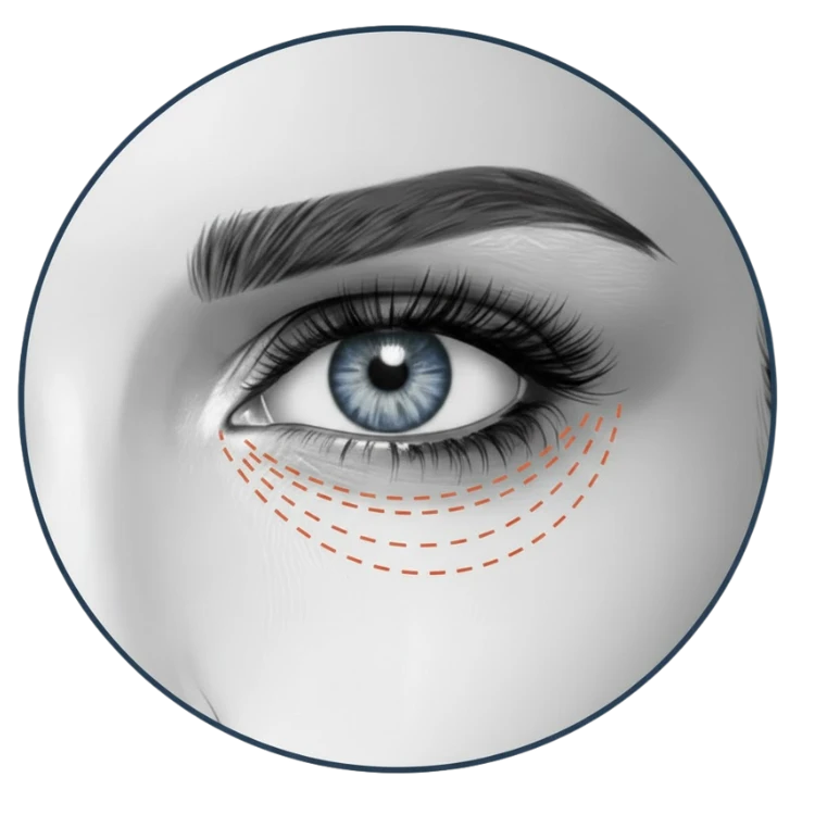 Rimpels onder de ogen